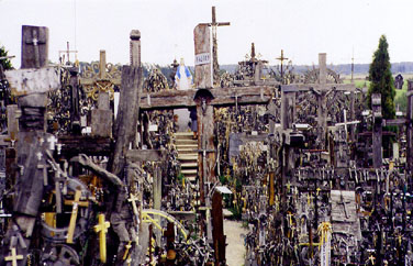 Hill of Crosses Close Up